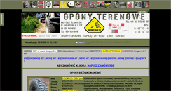 Desktop Screenshot of opony-4x4.pl